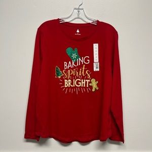NWT Plus Size 1X Holiday Top
